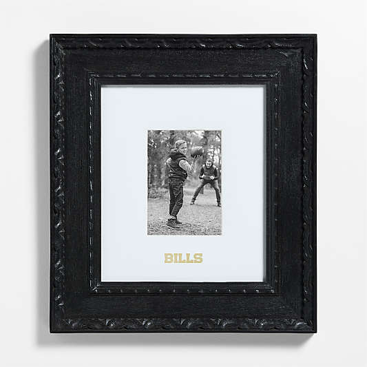 NFL Buffalo Bills Edinburgh Black Wood 5x7 Wall Picture Frame