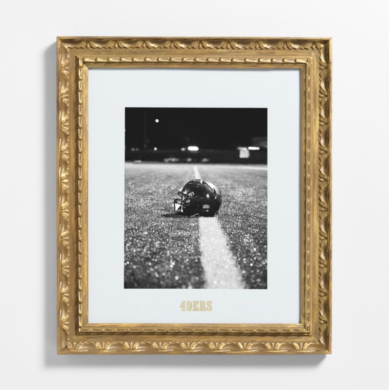 NFL Kansas City Chiefs Edinburgh Gilded Gold Resin 8x10 Wall Picture Frame with 2 Mats 11x14 and 8x10 - image 1 of 2