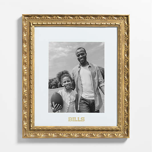 NFL Buffalo Bills Edinburgh Gilded Gold Resin 11x14 Wall Picture Frame