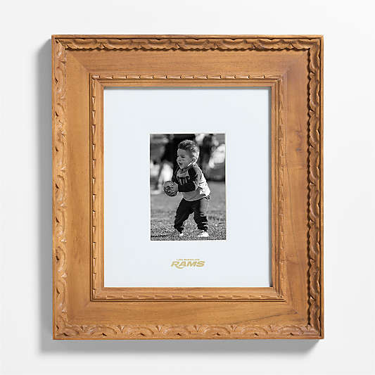 NFL Edinburgh Oak Wood 5x7 Wall Picture Frame