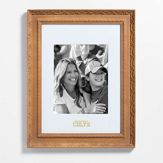 NFL Indianapolis Colts Edinburgh Oak Wood 8x10 Wall Picture Frame