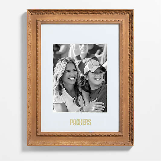 NFL Green Bay Packers Edinburgh Oak Wood 8x10 Wall Picture Frame
