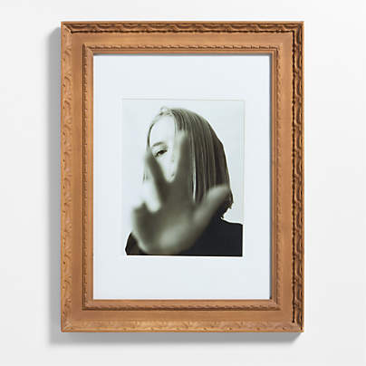 Edinburgh Oak Wood 8x10 Wall Picture Frame with Interchangeable Mats