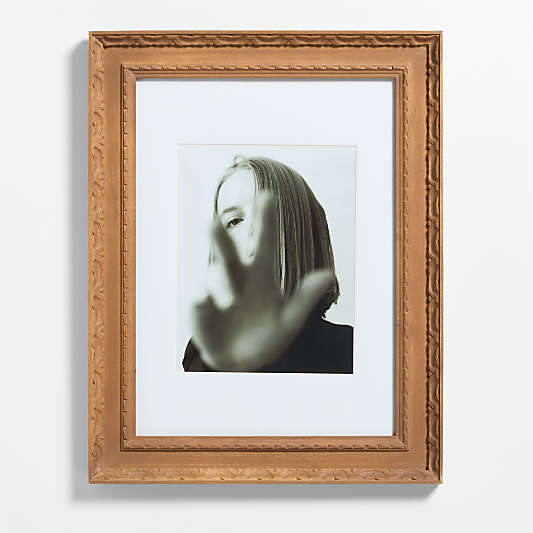 Edinburgh Oak Wood 8x10 Wall Picture Frame with Interchangeable Mats