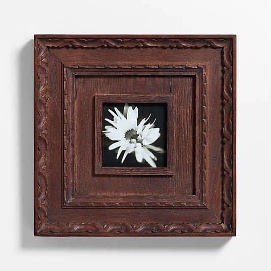 Edinburgh Walnut Wood 5x5 Wall Picture Frame