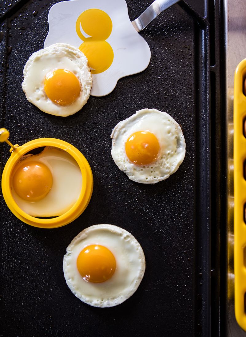 Yellow Silicone Pancake/Egg Ring | Crate & Barrel