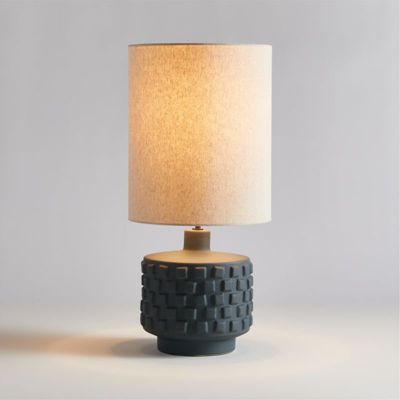 Eino Blue Ceramic Table Lamp 26.5" - image 0 of 9