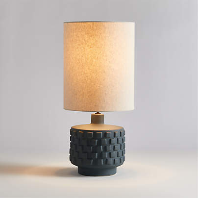 Eino Blue Ceramic Table Lamp 26.5"