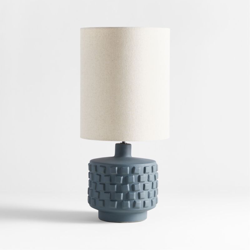 Eino Blue Ceramic Table Lamp 26.5" - image 4 of 9