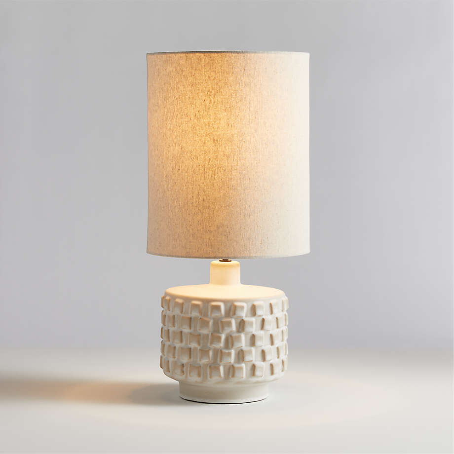 Eino Ivory Ceramic Table Lamp + Reviews Crate & Barrel