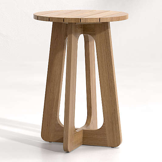 Ekland Tall Teak Outdoor Nesting Table