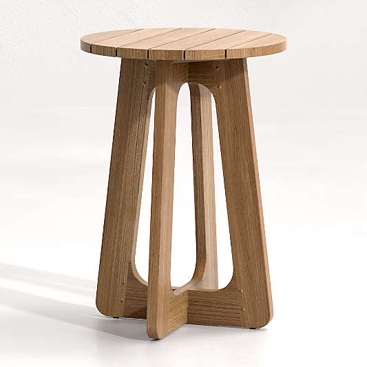 Ekland Low Teak Outdoor Nesting Table