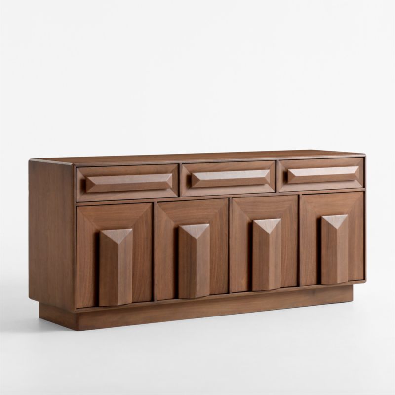 Eldon 72" Natural Walnut Wood Credenza - image 3 of 9