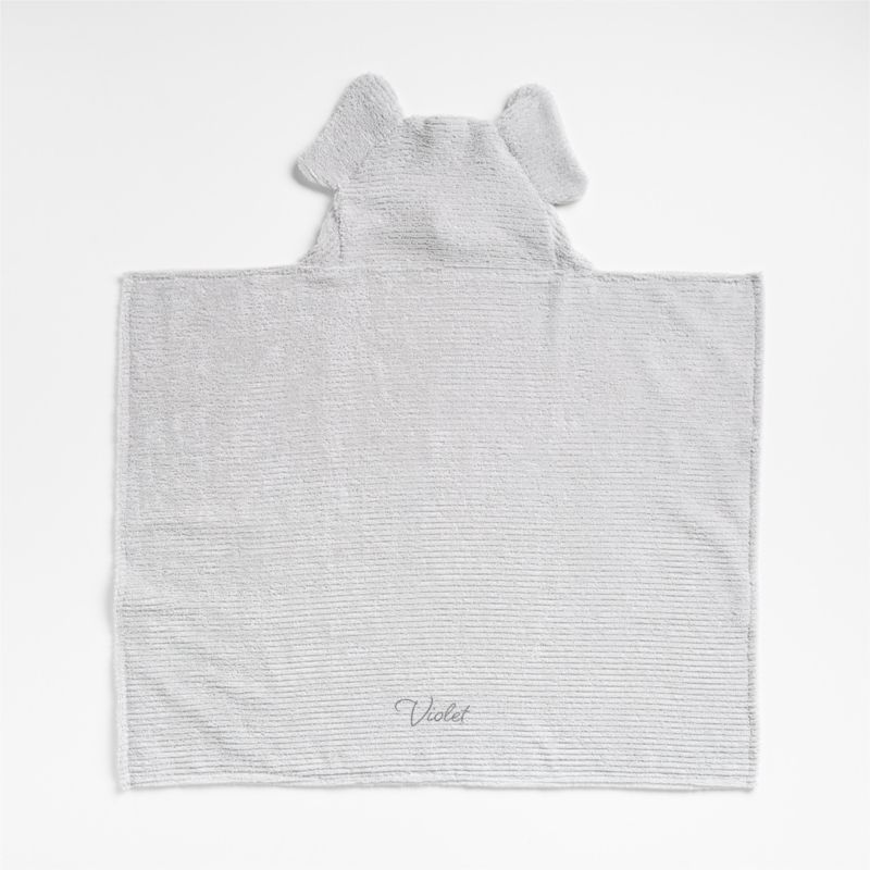 Elephant Organic Hooded Baby Towel - image 9 of 12