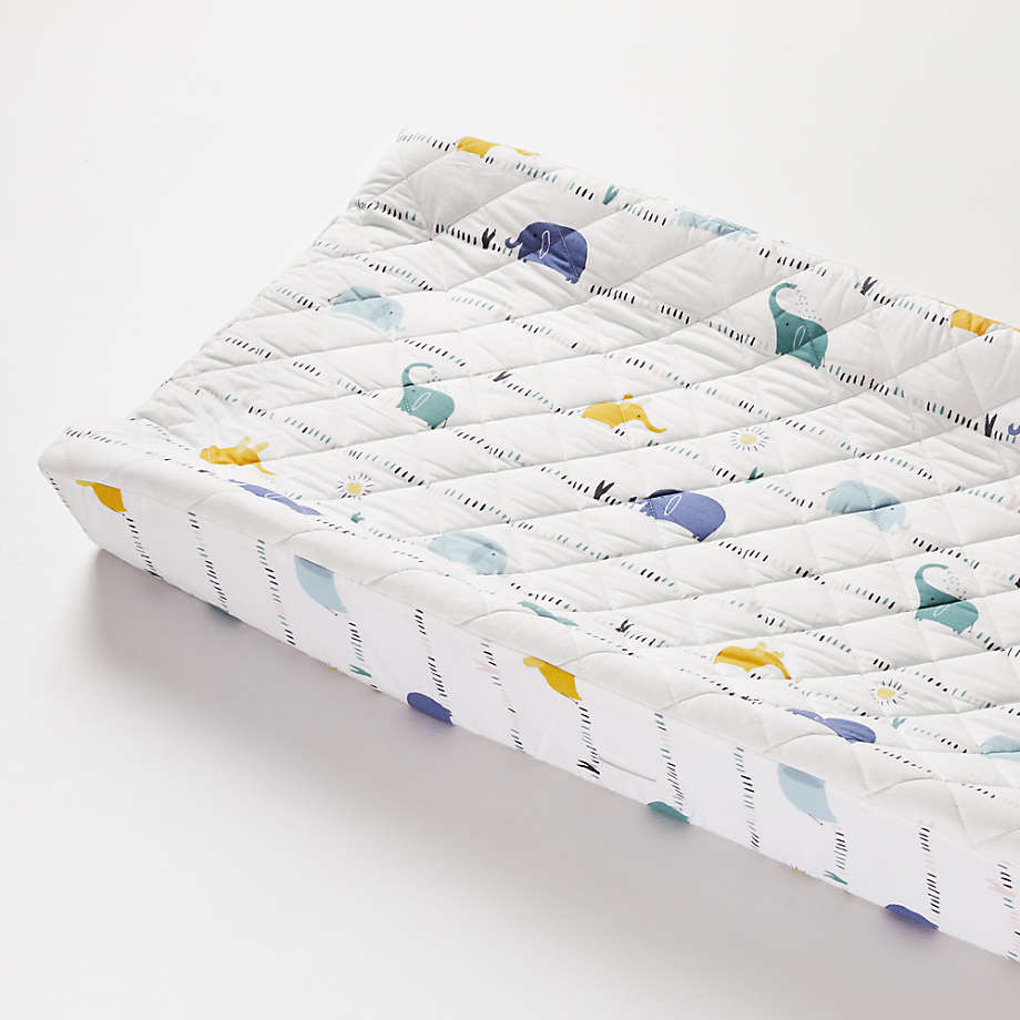 Elephant Baby Changing Pad Cover + Reviews Crate & Kids Canada