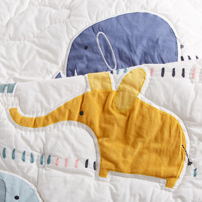 Organic Elephant Toddler Sheet Set - image 2 of 4