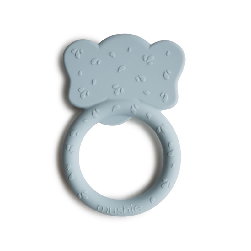 Mushie Blue Elephant Silicone Baby Teether - image 5 of 6