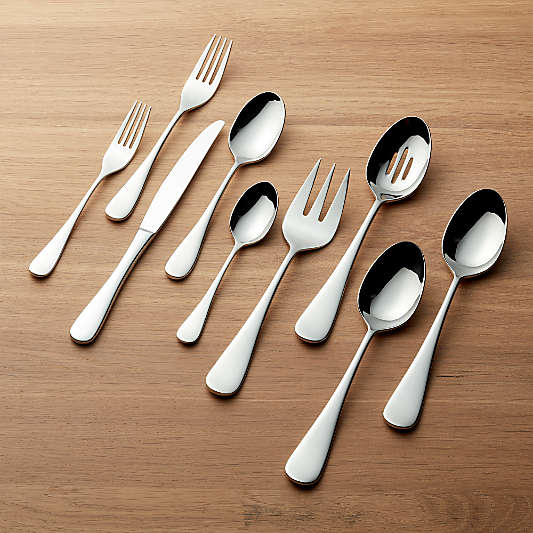 Black and White Collection 52-Piece Flatware Set