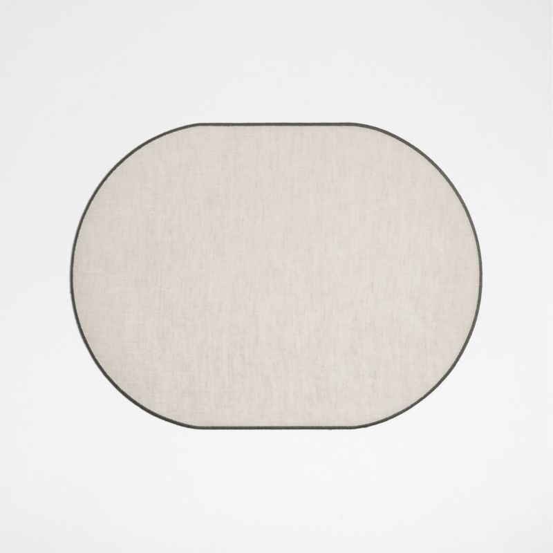 Elevated Linen Easy Care Desert Green Placemat - image 0 of 2