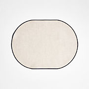 Elevated Linen Easy Care Black Placemat