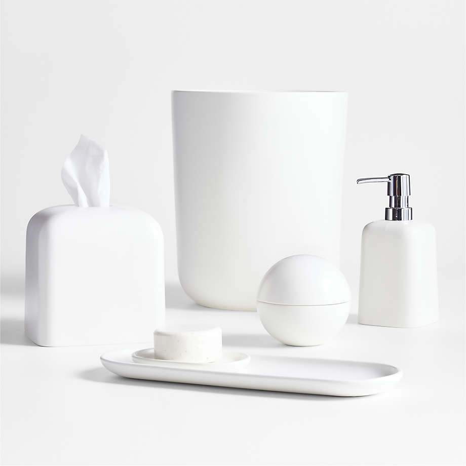 NeatMethod Bone White Ceramic Soap Dispenser