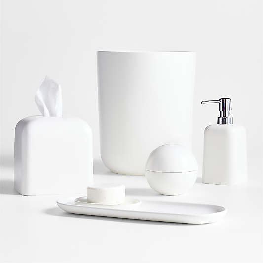 Eli White Ceramic Bath Accessories