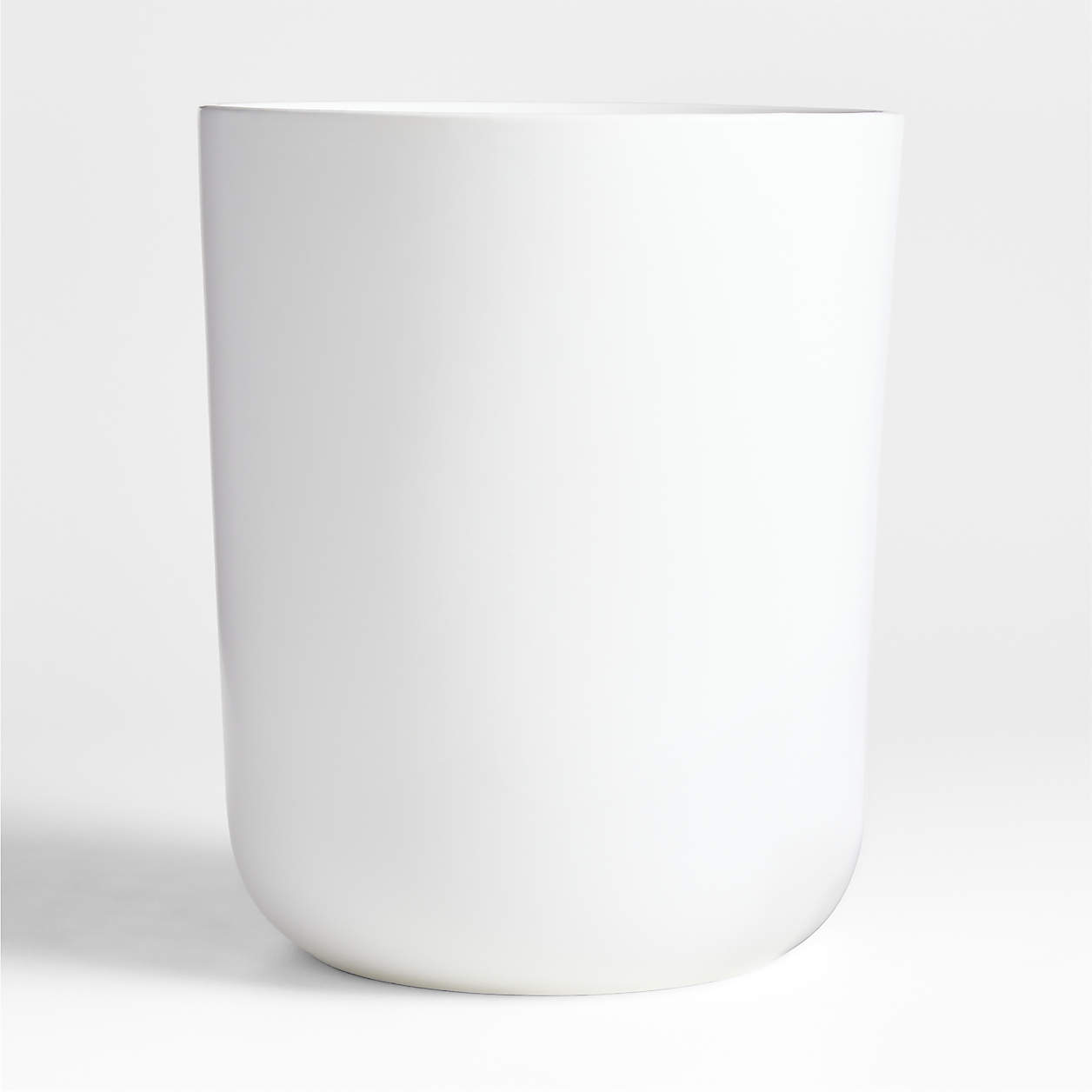 Eli White Bathroom Trash Can + Reviews Crate & Barrel