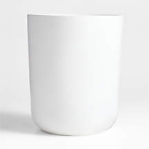 Eli White Bathroom Trash Can + Reviews | Crate & Barrel