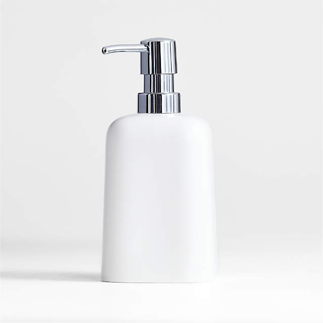 Chet Ceramic White Soap Dispenser + Reviews