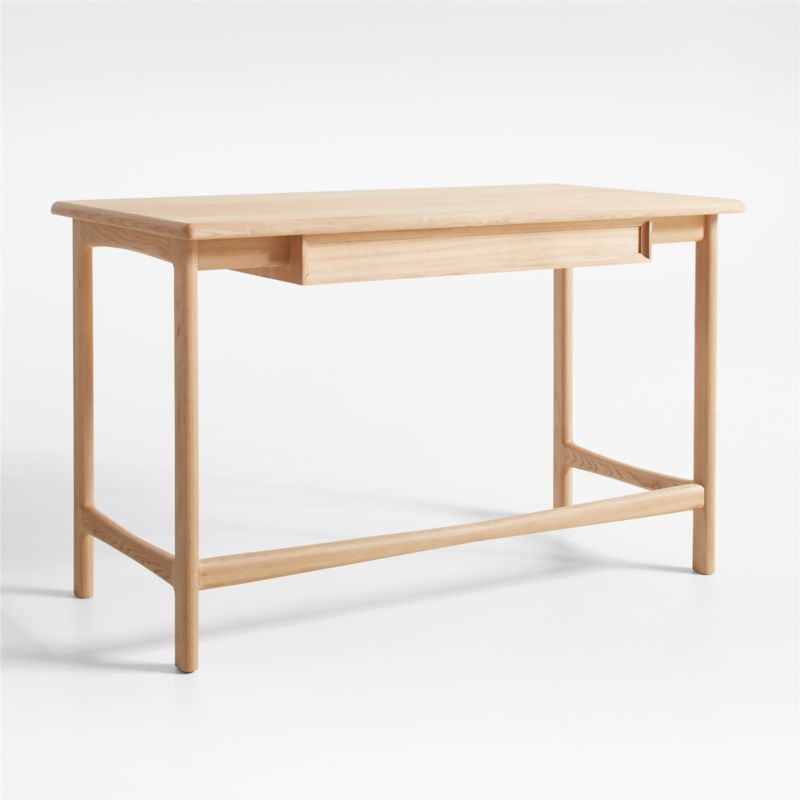 Elias 48" Natural Elm Wood Desk - image 6 of 8