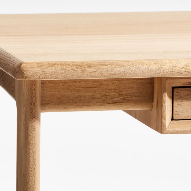 Elias 48" Natural Elm Wood Desk - image 7 of 8