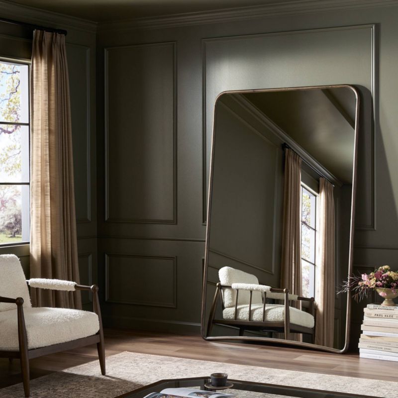 Elisabeth Wood Floor Mirror 50" x 80" - image 2 of 6