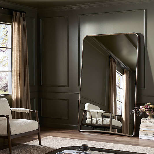 Elisabeth Wood Floor Mirror 50" x 80"
