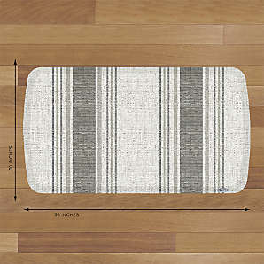 GelPro Elite Basketweave Khaki 20 in. x 36 in. Comfort Kitchen Mat