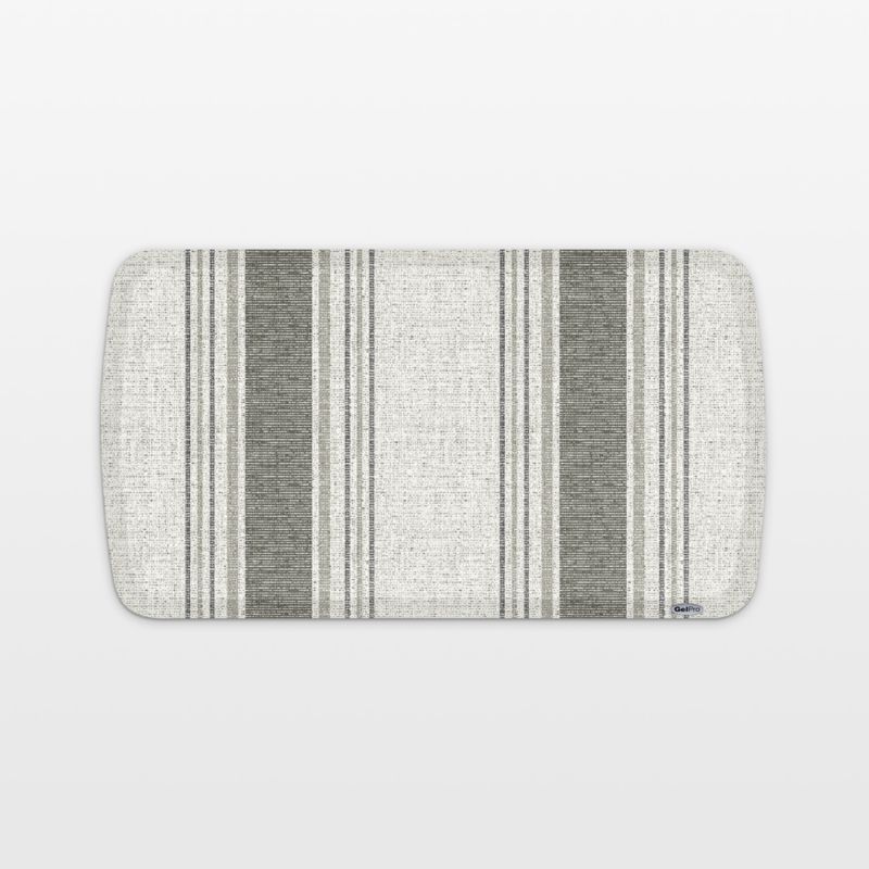 GelPro Elite Landon Stripe Grey Harbor Kitchen Mat 20"x36" - image 0 of 3