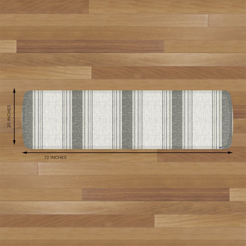 GelPro Elite Landon Stripe Grey Harbor Kitchen Mat 20"x72" - image 2 of 3