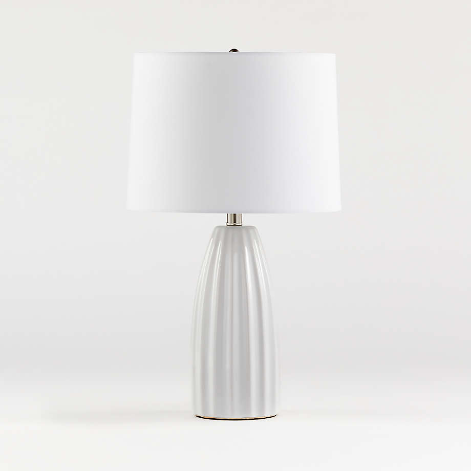 Ella White Table Lamp Set Of 2, Ella Table Lamp