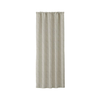 Ellis Leaf Pattern Curtain Panel 50x84, Crate And Barrel Canada Shower Curtains