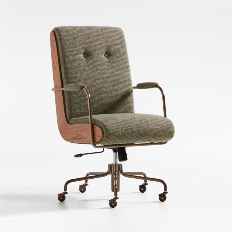 Ellison Green Woven High-Back Office Chair - image 3 of 7