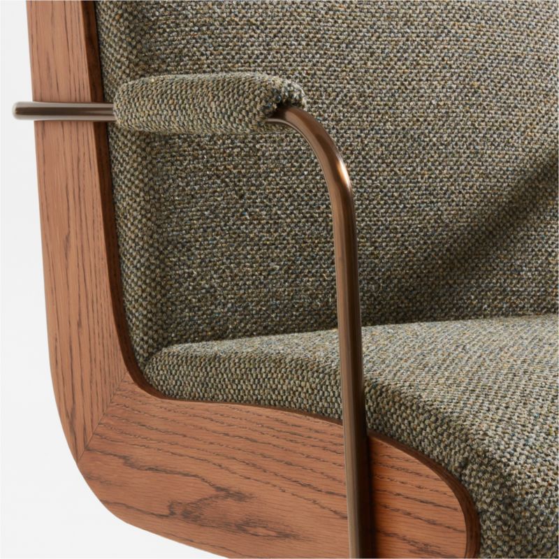 Ellison Green Woven High-Back Office Chair - image 6 of 7