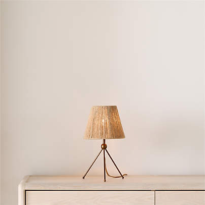 Ellery Tripod Mini Table Lamp by Jake Arnold 14.7"