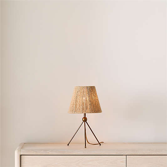 Ellery Tripod Mini Table Lamp by Jake Arnold 14.7"