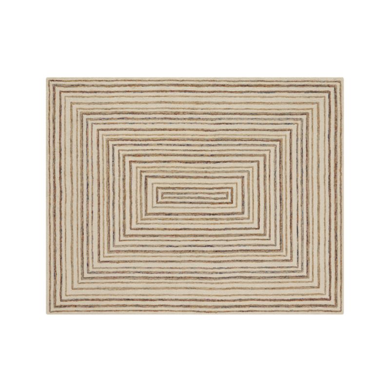 Ellwood WoolBlend Loop Area Rug 8'x10' + Reviews Crate & Barrel