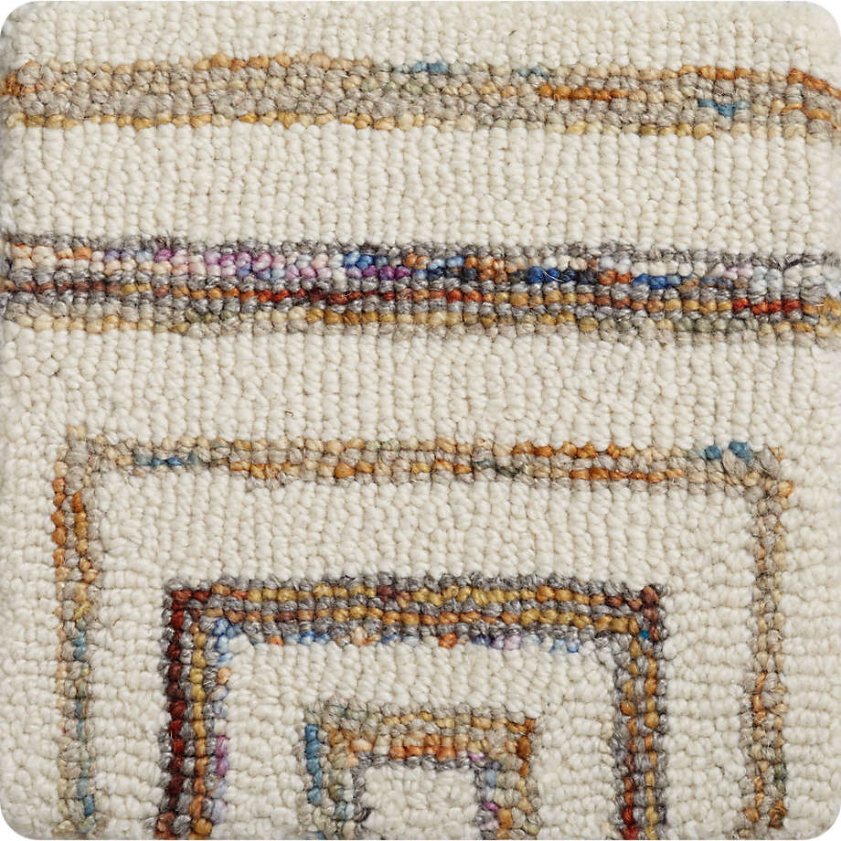 Ellwood WoolBlend Loop Rug Swatch 12" sq. + Reviews Crate & Barrel