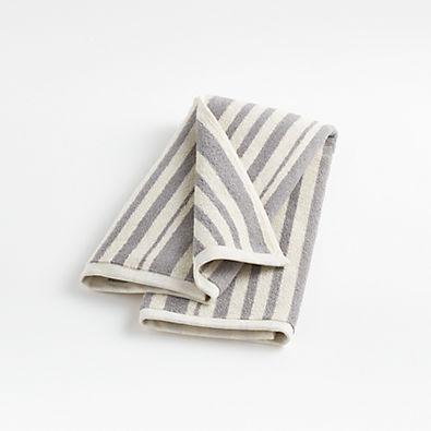 View Elmont Slate Stripe Hand Towel details