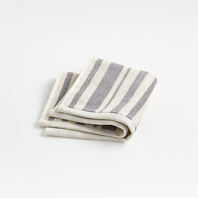 View Elmont Slate Stripe Washcloth details