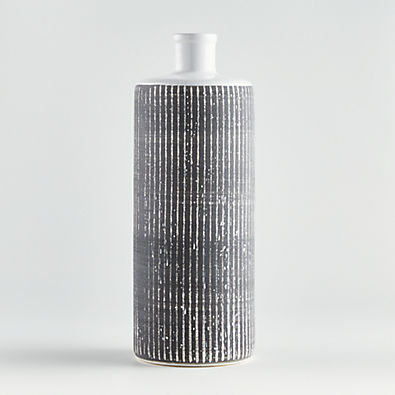 View Elmslie Black-and-White Ceramic Bottle Vase details