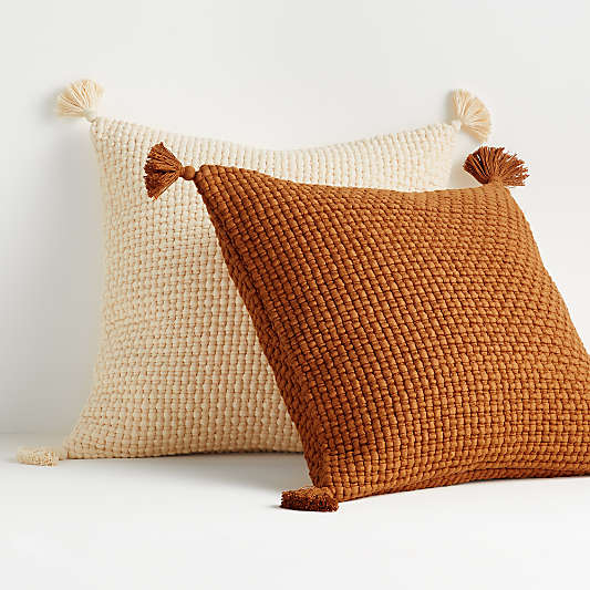 Elna 23" Fringed Pillows