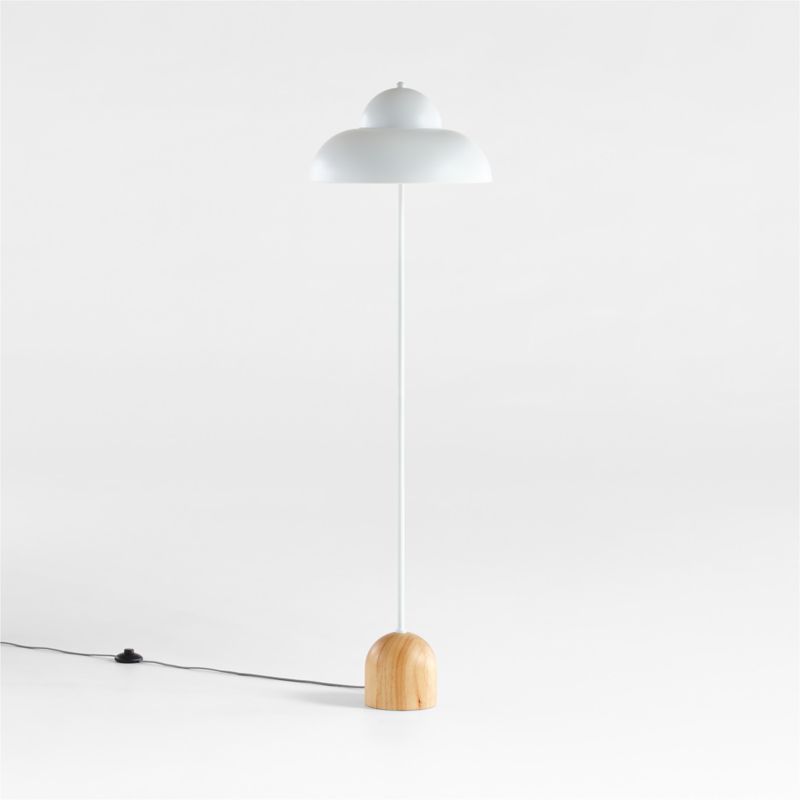 Eloise White Wood and Metal Kids Floor Lamp - image 10 of 16