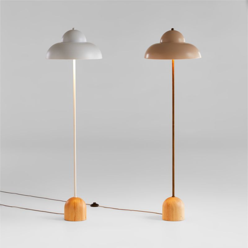 Eloise White Wood and Metal Kids Floor Lamp - image 8 of 16